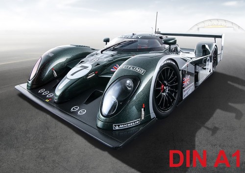 Cult car art bentley - car,